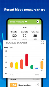 اسکرین شات برنامه Blood pressure - Blood Sugar 3