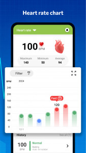 اسکرین شات برنامه Blood pressure - Blood Sugar 5