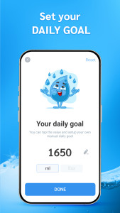 اسکرین شات 5 برنامه Drink Water Reminder