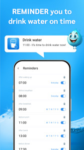 اسکرین شات 6 برنامه Drink Water Reminder