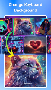 اسکرین شات 5 برنامه LED Keyboard: RGB Themes