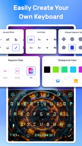 اسکرین شات 4 برنامه LED Keyboard: RGB Themes