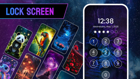 اسکرین شات 1 برنامه Lock Screen