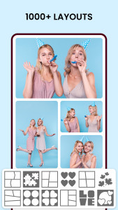 اسکرین شات 4 برنامه Love Collage & Photo Frames