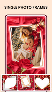 اسکرین شات 1 برنامه Love Collage & Photo Frames