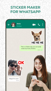اسکرین شات برنامه Sticker Maker for WhatsApp 1