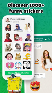 اسکرین شات 2 برنامه Sticker Maker – WA Stickers