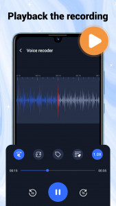 اسکرین شات برنامه Voice Recorder 3