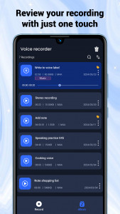 اسکرین شات برنامه Voice Recorder 5