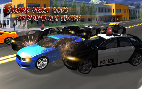 اسکرین شات بازی Police Chase Highway City Gangster Mafia Escape 3