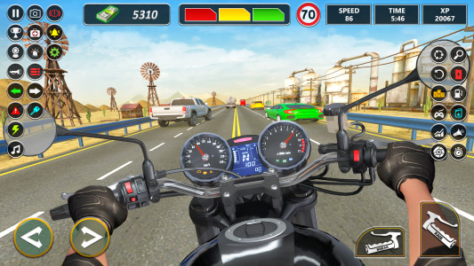 اسکرین شات بازی Moto Race Games: Bike Racing 3