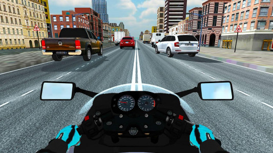 اسکرین شات بازی Highway Traffic Rider - 3D Bik 2