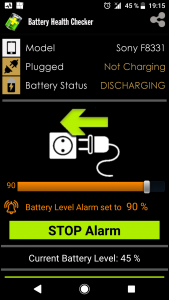 اسکرین شات برنامه Battery Health Checker 1
