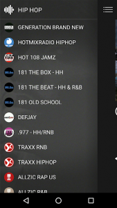 اسکرین شات برنامه HIPHOP RAP R&B RADIO 1