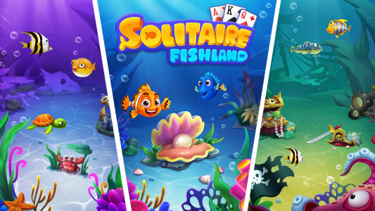 اسکرین شات بازی Solitaire - Fishland 3