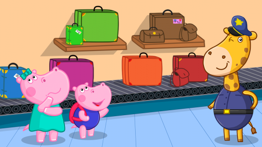 اسکرین شات 2 بازی Hippo: Airport Profession Game