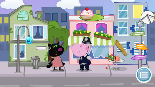 اسکرین شات بازی Detective Hippo: Police game 2