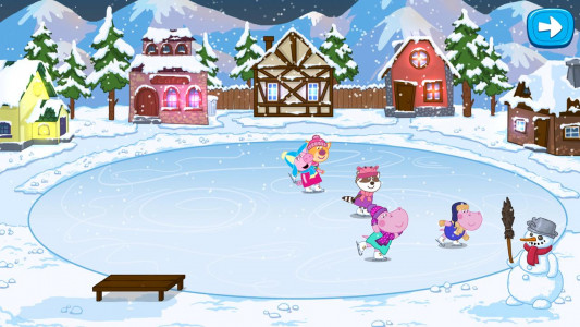 اسکرین شات 1 بازی Hippo's tales: Snow Queen