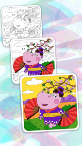 اسکرین شات بازی Painter Hippo: Coloring book 6