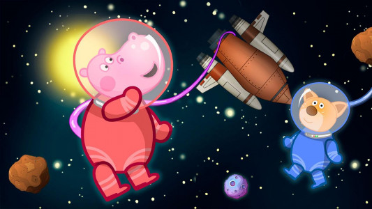 اسکرین شات بازی Space for kids. Adventure game 1