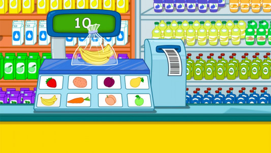 اسکرین شات بازی Hippo: Supermarket cashier 2