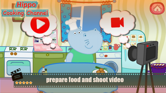 اسکرین شات بازی Chef Hippo: YouTube blogger 1