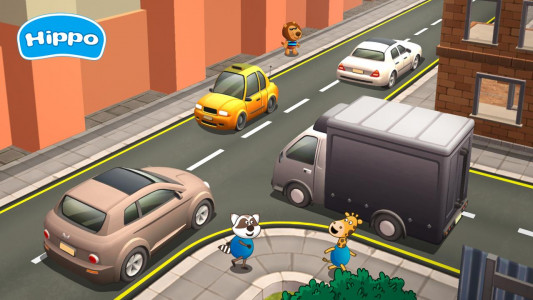 اسکرین شات 6 بازی Kids’ Car Racing with Hippo