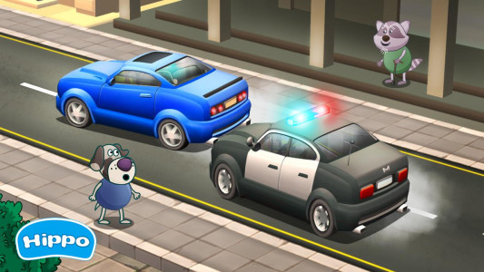 اسکرین شات 5 بازی Kids’ Car Racing with Hippo