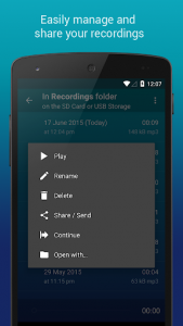 اسکرین شات برنامه Hi-Q MP3 Voice Recorder (Free) 8