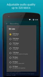 اسکرین شات 5 برنامه Hi-Q MP3 Voice Recorder (Demo)