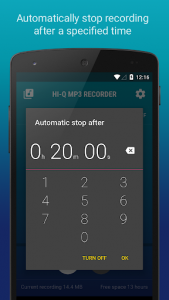 اسکرین شات برنامه Hi-Q MP3 Voice Recorder (Free) 7