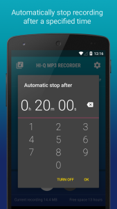 اسکرین شات 7 برنامه Hi-Q MP3 Voice Recorder (Demo)
