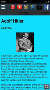 اسکرین شات برنامه Biography of Adolf Hitler 2