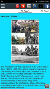 اسکرین شات برنامه American Civil War History 2