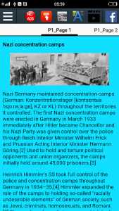 اسکرین شات برنامه Nazi concentration camps History 8