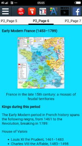 اسکرین شات برنامه History of France 3