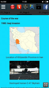اسکرین شات برنامه Iran–Iraq War History 3