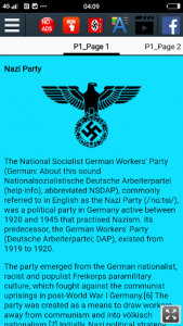 اسکرین شات برنامه Nazi Party History 2