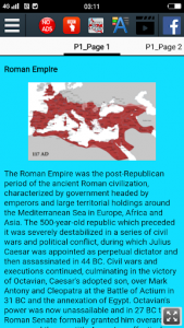 اسکرین شات برنامه History of Roman Empire 2
