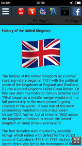 اسکرین شات برنامه History of the United Kingdom 2