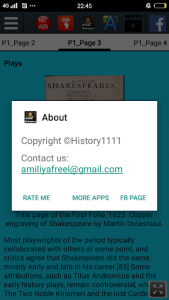 اسکرین شات برنامه William Shakespeare Biography 4