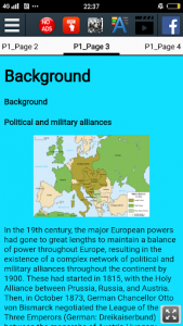 اسکرین شات برنامه World War I History 3
