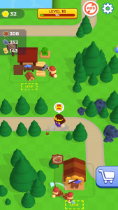اسکرین شات بازی Idle Craft World: Lumberjack 4