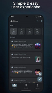 اسکرین شات 3 برنامه Life : Personal Diary, Journal