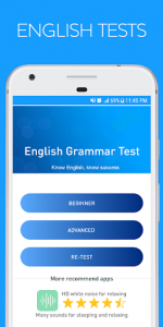 اسکرین شات برنامه English Grammar Test 1