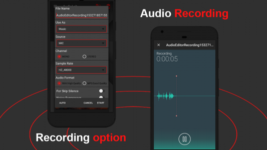 اسکرین شات برنامه AudioLab Audio Editor Recorder 4