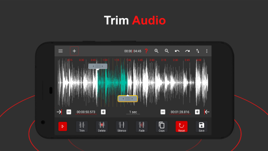اسکرین شات 2 برنامه AudioLab Audio Editor Recorder