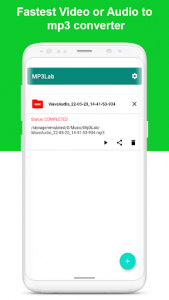 اسکرین شات برنامه Mp3Lab - Video to MP3 Converter & Ringtone Maker 4