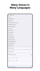 اسکرین شات 2 برنامه SpeechLab - Text To Speech TTS