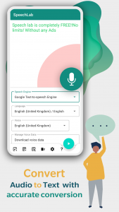 اسکرین شات برنامه SpeechLab - Text To Speech TTS 2